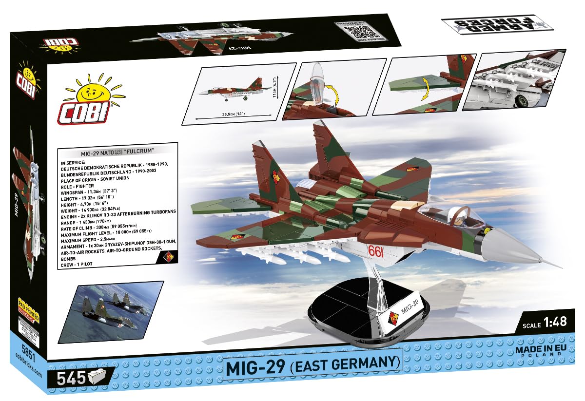 cobi-5851-mig-29-east-germany-armed-forces-jet-bausatz-1-48 image 4