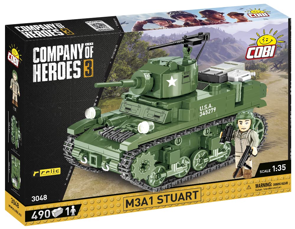 cobi-3048-m3a1-stuart-company-of-heroes-3-panzer-bausatz-1-35 image 3