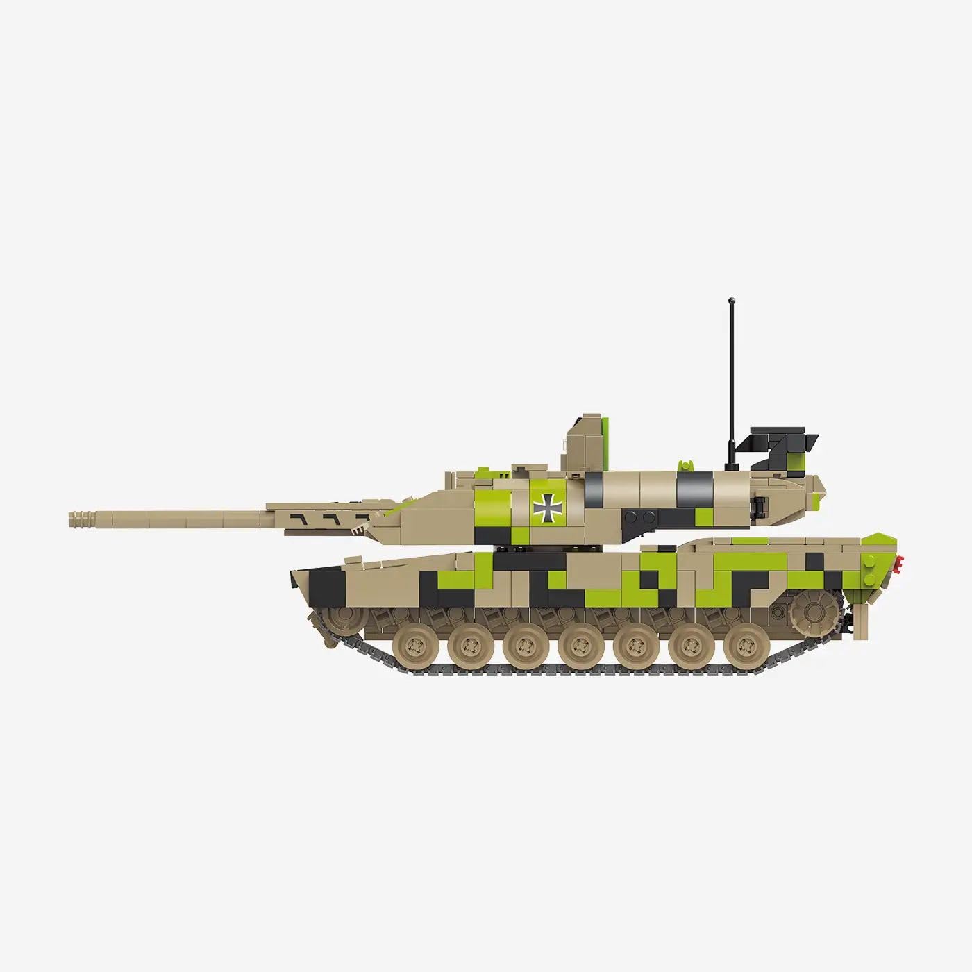 bluebrixx-pro-kampfpanzer-panther-kf51-displaymodell-1352-teile image 4