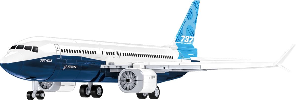 cobi-26608-boeing-737-8-passagierflugzeug-ma-stab-1-110-340-teile image 4