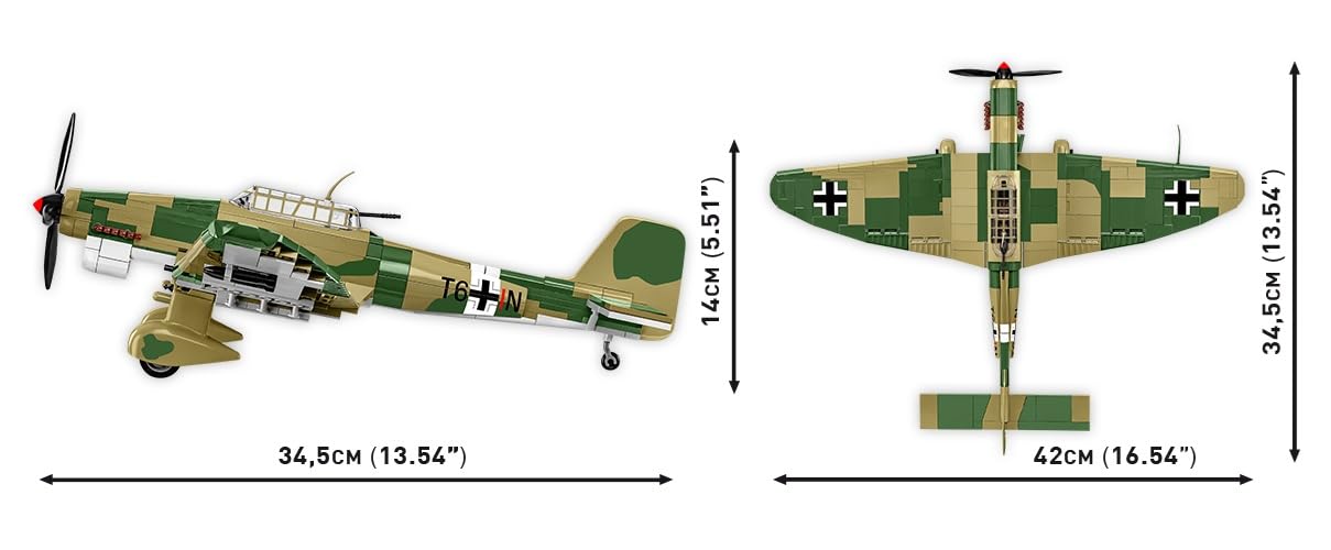 cobi-5748-junkers-ju-87-b-2-stuka-flugzeug-bausatz-1-32 image 6