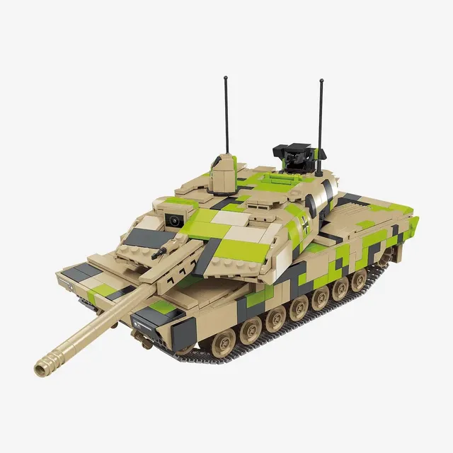 bluebrixx-pro-kampfpanzer-panther-kf51-displaymodell-1352-teile image 1