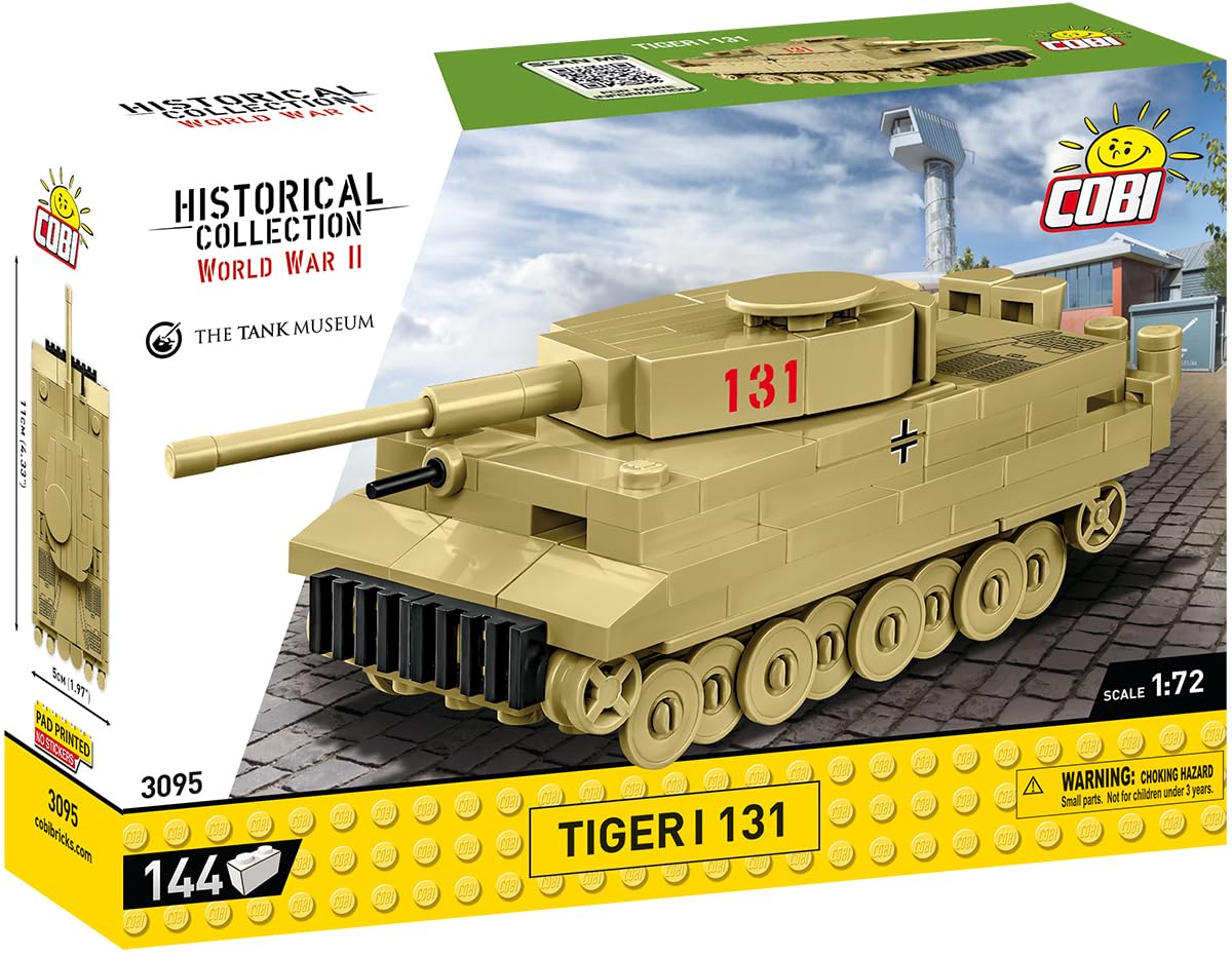 cobi-historical-collection-wwii-tiger-i-131-panzer-1-72-144-teile image 4