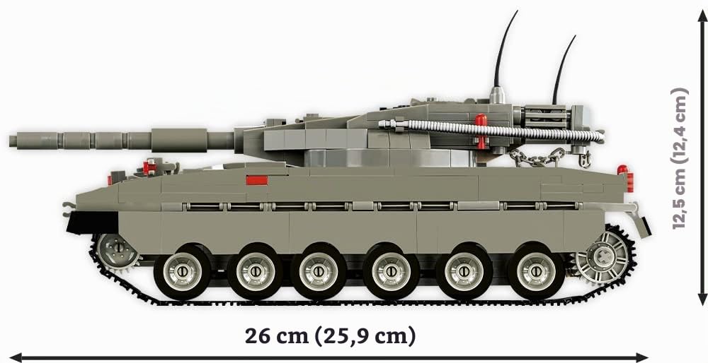 cobi-2621-merkava-mk-i-ii-kampfpanzer-bauset-armed-forces image 5