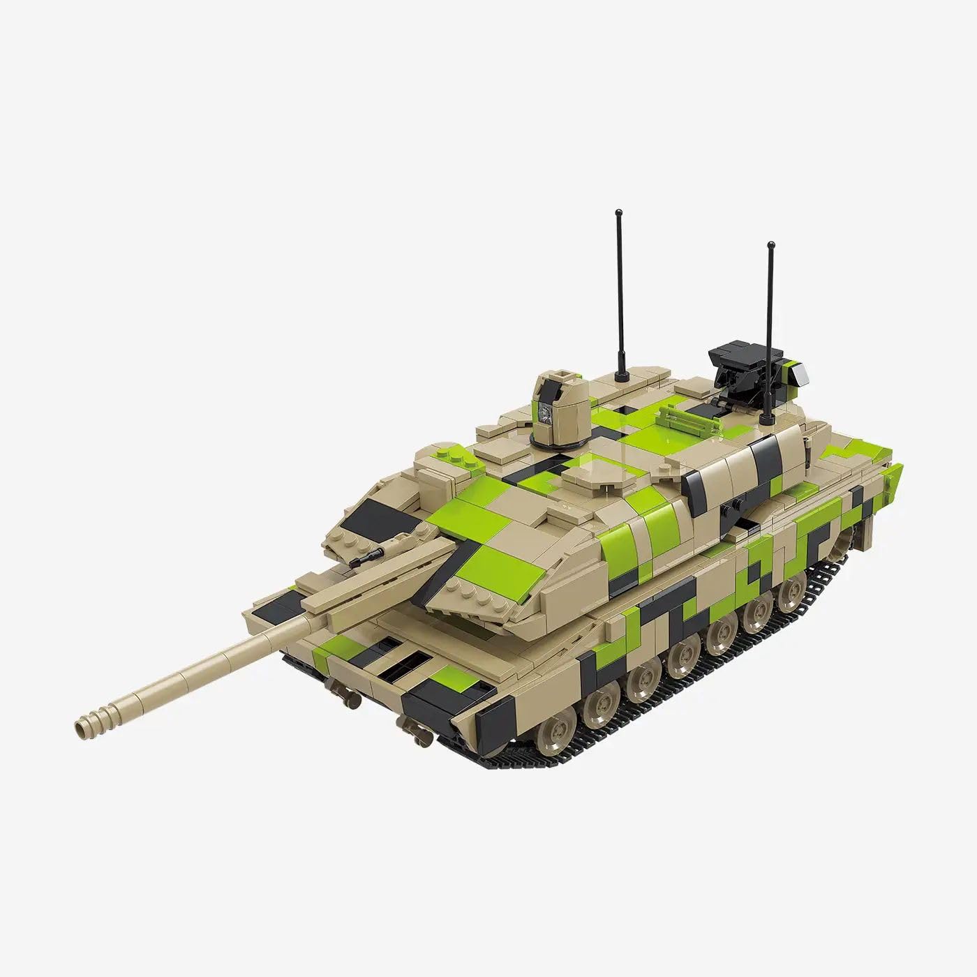 bluebrixx-pro-kampfpanzer-panther-kf51-displaymodell-1352-teile image 3