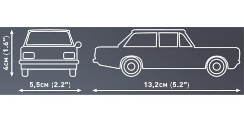 cobi-24597-opel-rekord-c-schwarze-witwe-youngtimer-modellbausatz-1-35 image 7