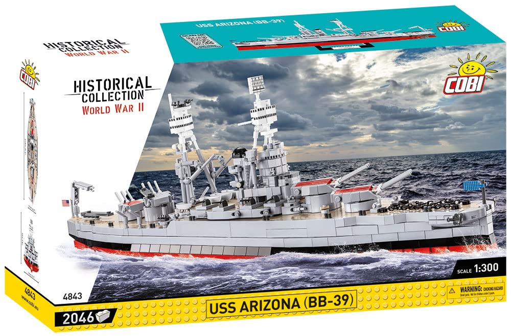 cobi-4843-uss-arizona-bb-39-schlachtschiff-1-300 image 3