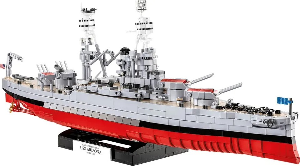 cobi-4843-uss-arizona-bb-39-schlachtschiff-1-300 image 1
