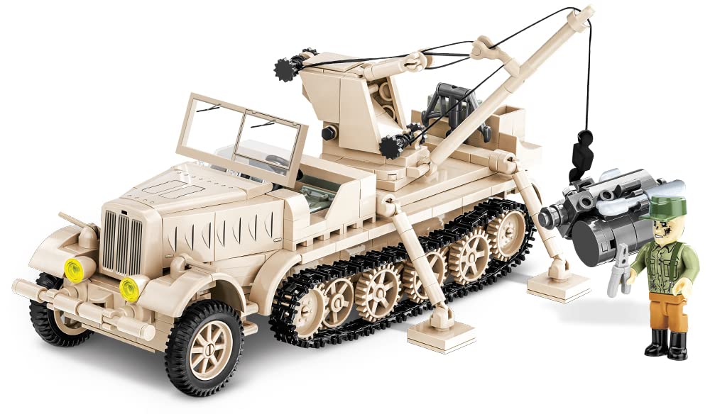cobi-sd-kfz-9-1-famo-halbkettenfahrzeug-1-35-498-teile-mit-figur image 1