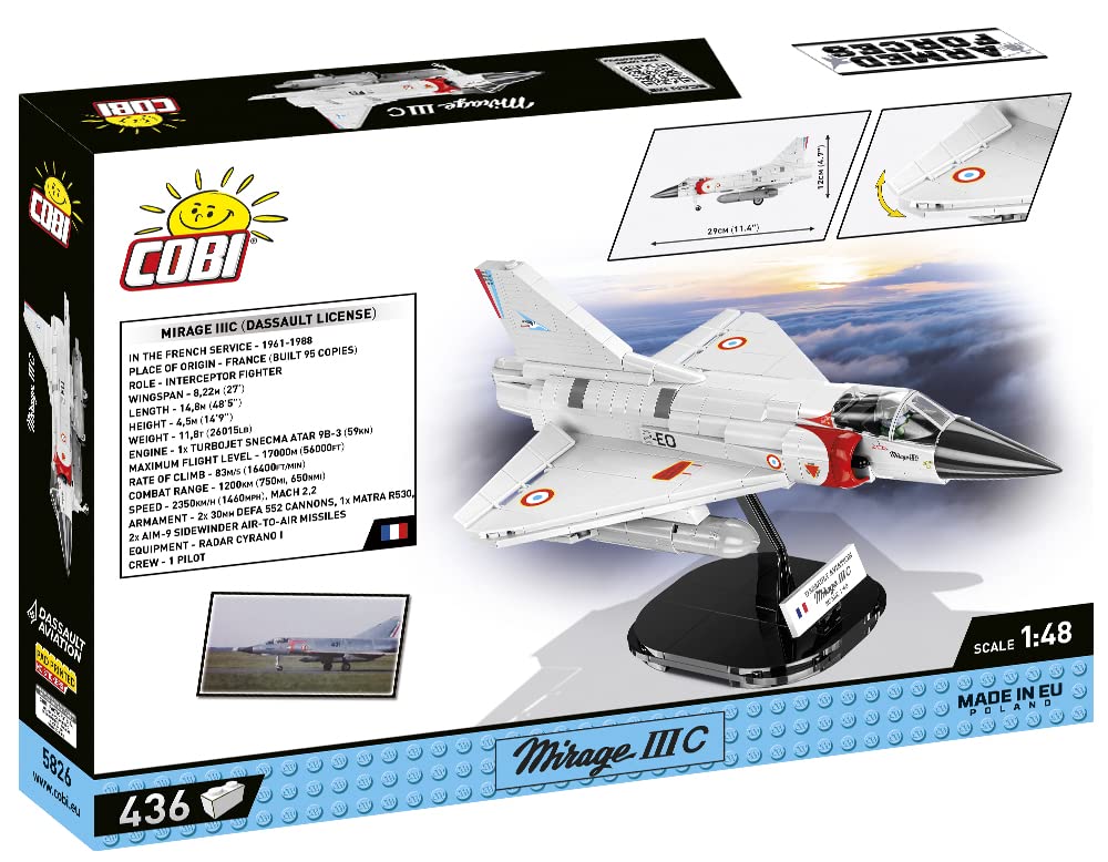 cobi-5826-mirage-iii-c-ver-2-jagdflugzeug-1-48 image 2