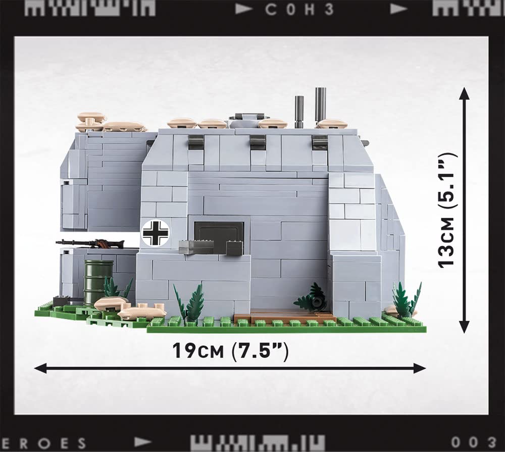 cobi-3043-company-of-heroes-3-bunker-historical-collection-bauset-1-35 image 3
