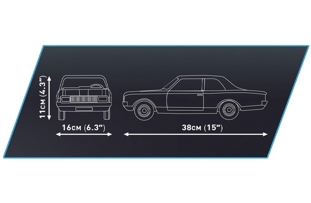 cobi-24333-opel-rekord-c-schwarze-witwe-klemmbaustein-auto-1-12 image 4