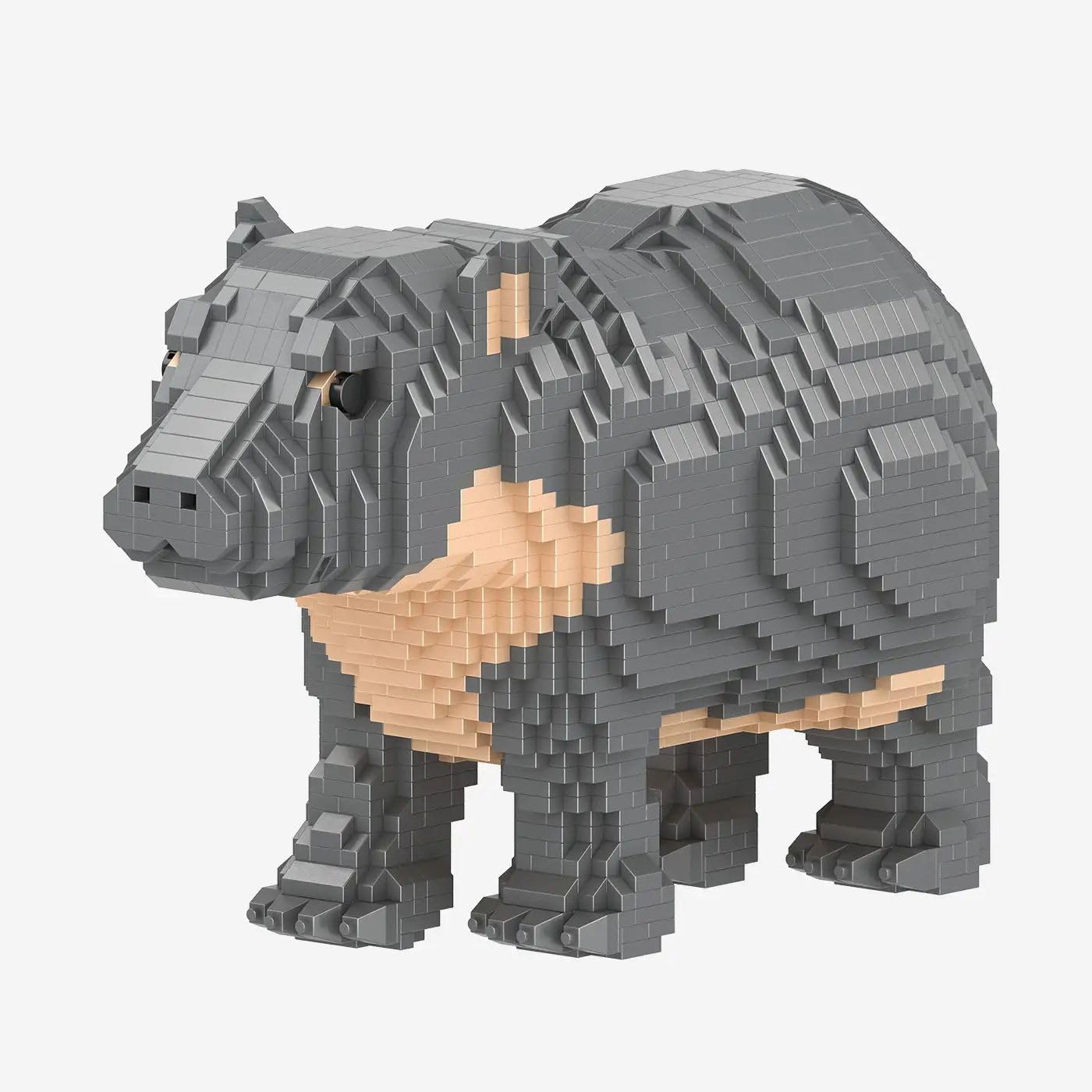bluebrixx-pro-nilpferdbaby-diamond-blocks-2428-bausteine image 1