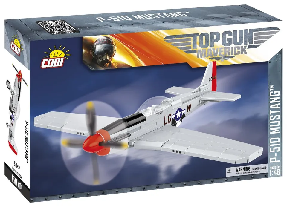 cobi-top-gun-maverick-p-51d-mustang-flugzeug-bausatz-1-48 image 1
