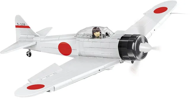 cobi-5729-mitsubishi-a6m2-zero-sen-kampfflugzeug-historical-collection-wwii-ma-s image 1