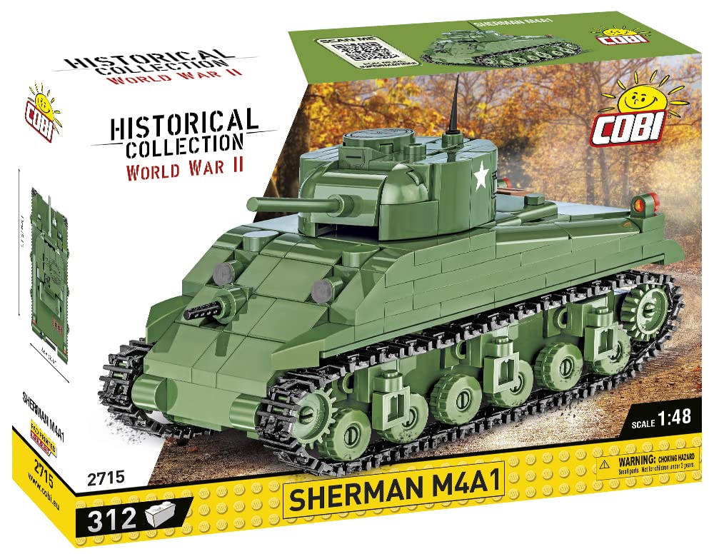 cobi-sherman-m4a1-panzer-bausatz-312-teile image 2
