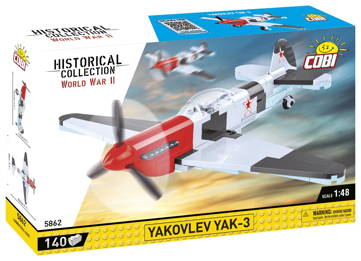 cobi-5862-yakovlev-yak-3-sowjet-jagdflugzeug-historical-collection-wwii-1-48 image 2