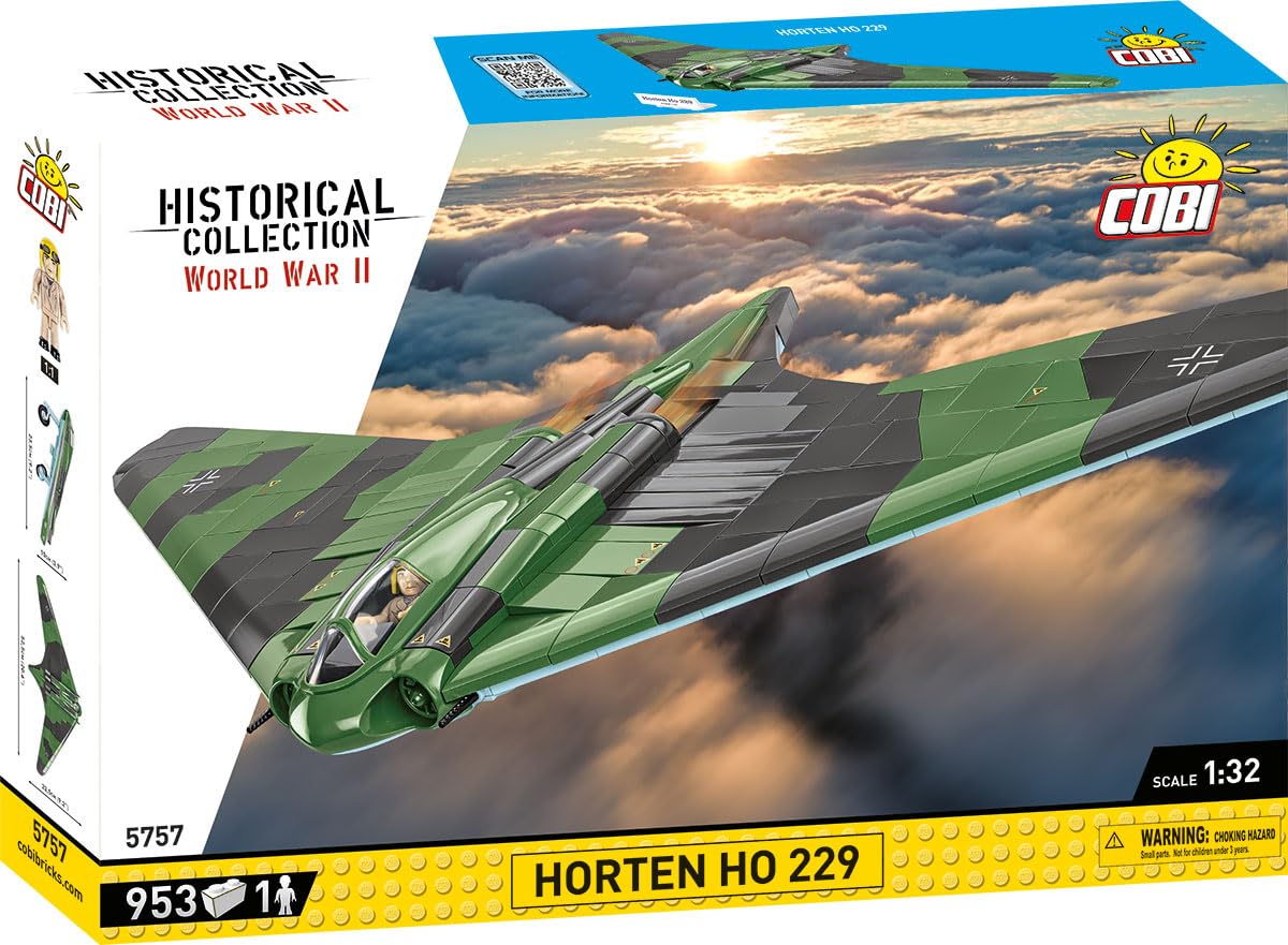 cobi-5757-horten-ho-229-historical-collection-wwii-flugzeug-bauset-1-32 image 2