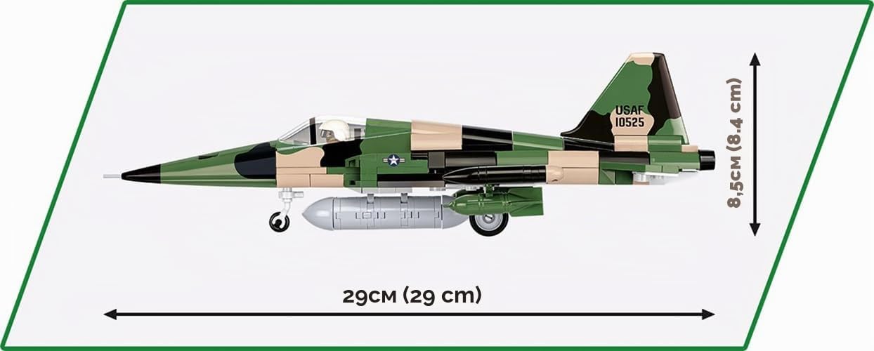 cobi-2425-northrop-f-5a-freedom-fighter-bausatz-ma-stab-1-48 image 3