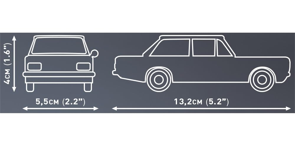 cobi-24598-opel-rekord-c-1900l-youngtimer-auto-1-35-134-teile image 3