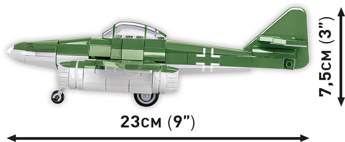 cobi-5881-messerschmitt-me-262-kampfflugzeug-1-48-250-teile image 3