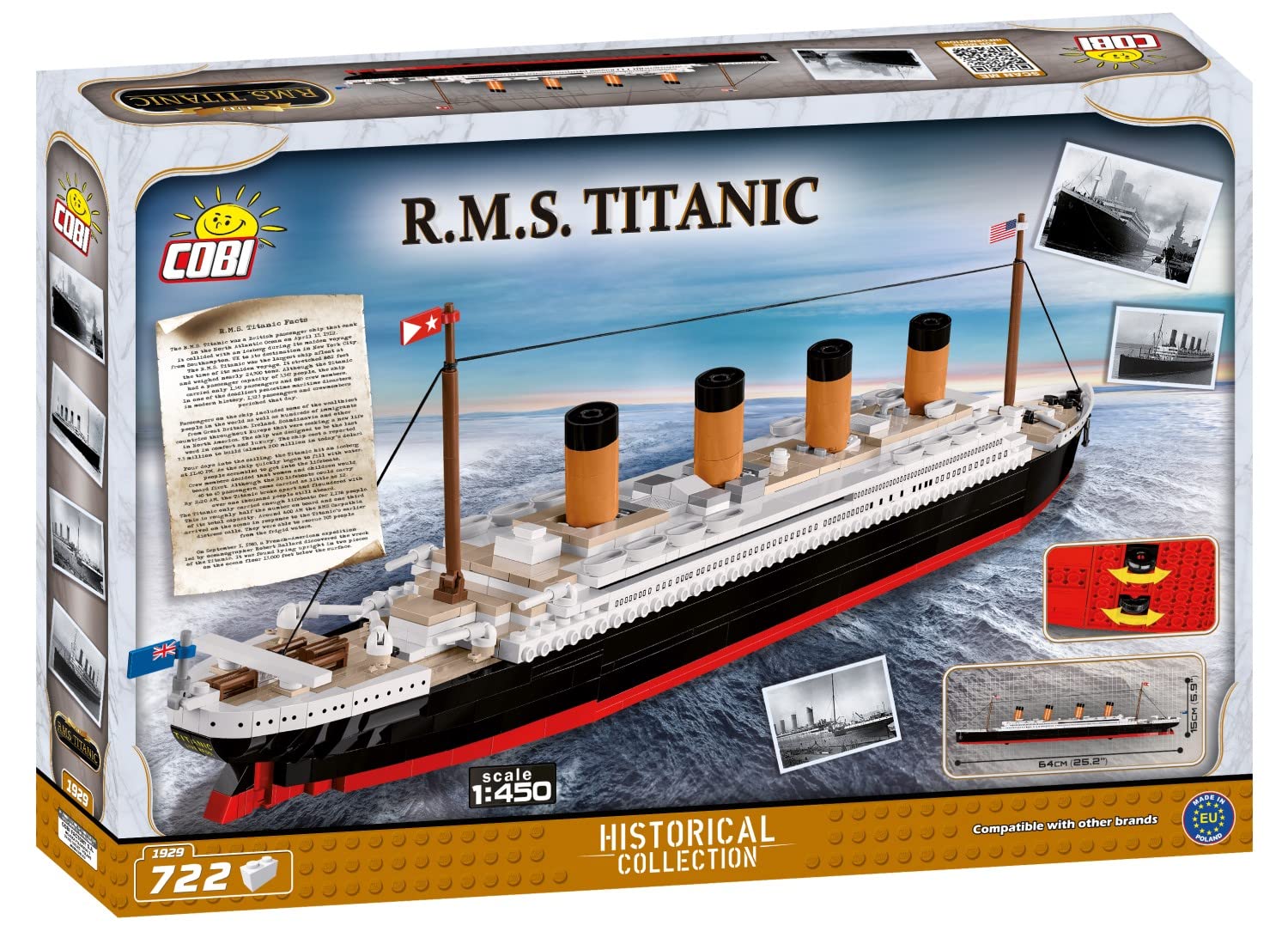 cobi-1929-r-m-s-titanic-historical-collection-bausatz-722-teile-1-450 image 7