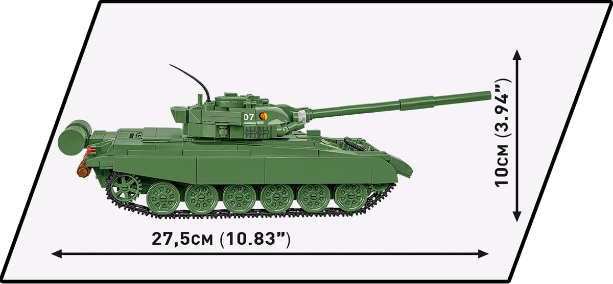 cobi-t-72-m1-ostdeutschland-sowjet-kampfpanzer-klemmbaustein-set-1-35-680-teile image 3