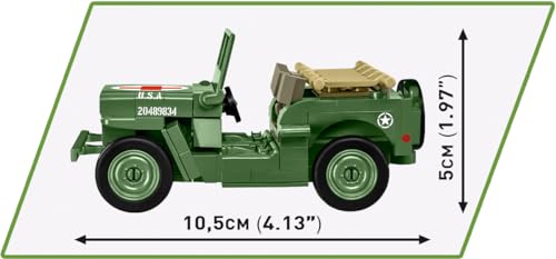 cobi-2295-medical-willys-mb-jeep-bausatz-130-teile image 8