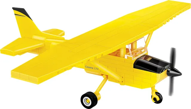 cobi-26621-cessna-172-skyhawk-gelb-160-teile-ma-stab-1-48 image 1