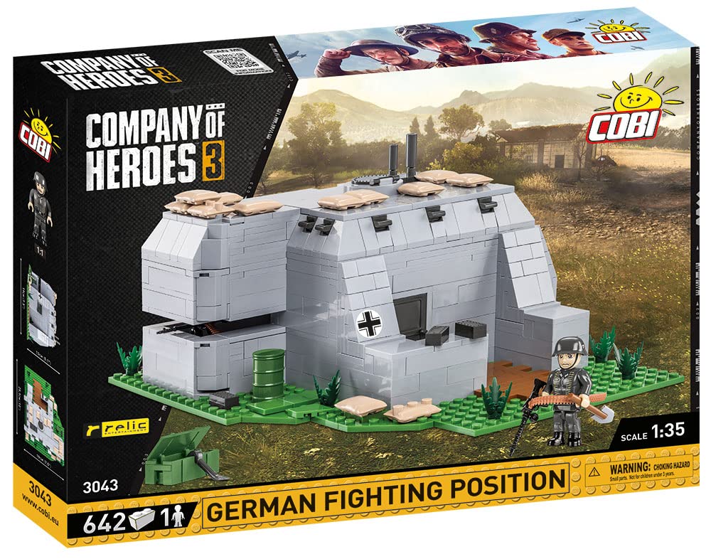 cobi-3043-company-of-heroes-3-bunker-historical-collection-bauset-1-35 image 2