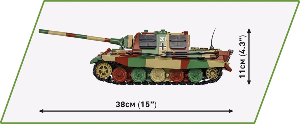 cobi-sd-kfz-186-jagdtiger-historical-collection-panzer-bauset image 3