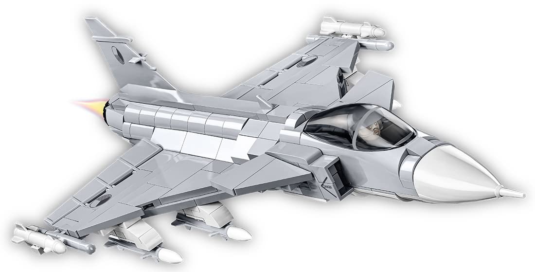 cobi-saab-jas-39-gripen-c-kampfjet-klemmbaustein-set-1-48-465-teile image 8