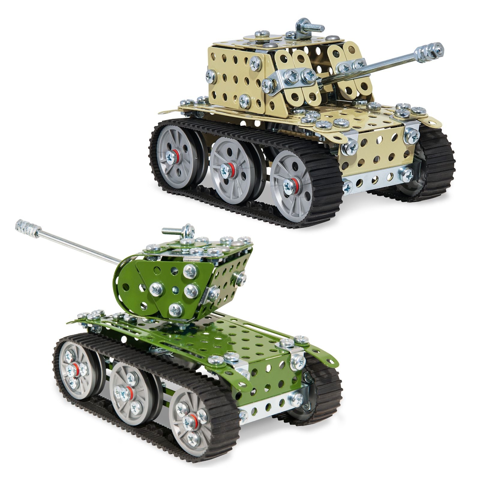 eitech-panzer-set-2er-bundle-gr-n-sandfarben-metallbaukasten image 2