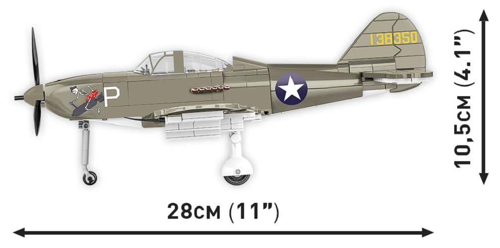 cobi-bell-p-39d-airacobra-flugzeug-bausatz-historical-collection image 4