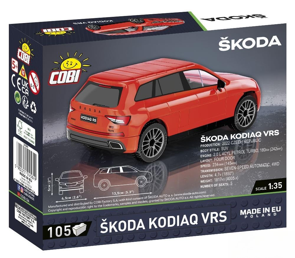 cobi-skoda-kodiaq-vrs-youngtimer-collection-auto-bausatz-1-35-cobi-24584-mit-105 image 3