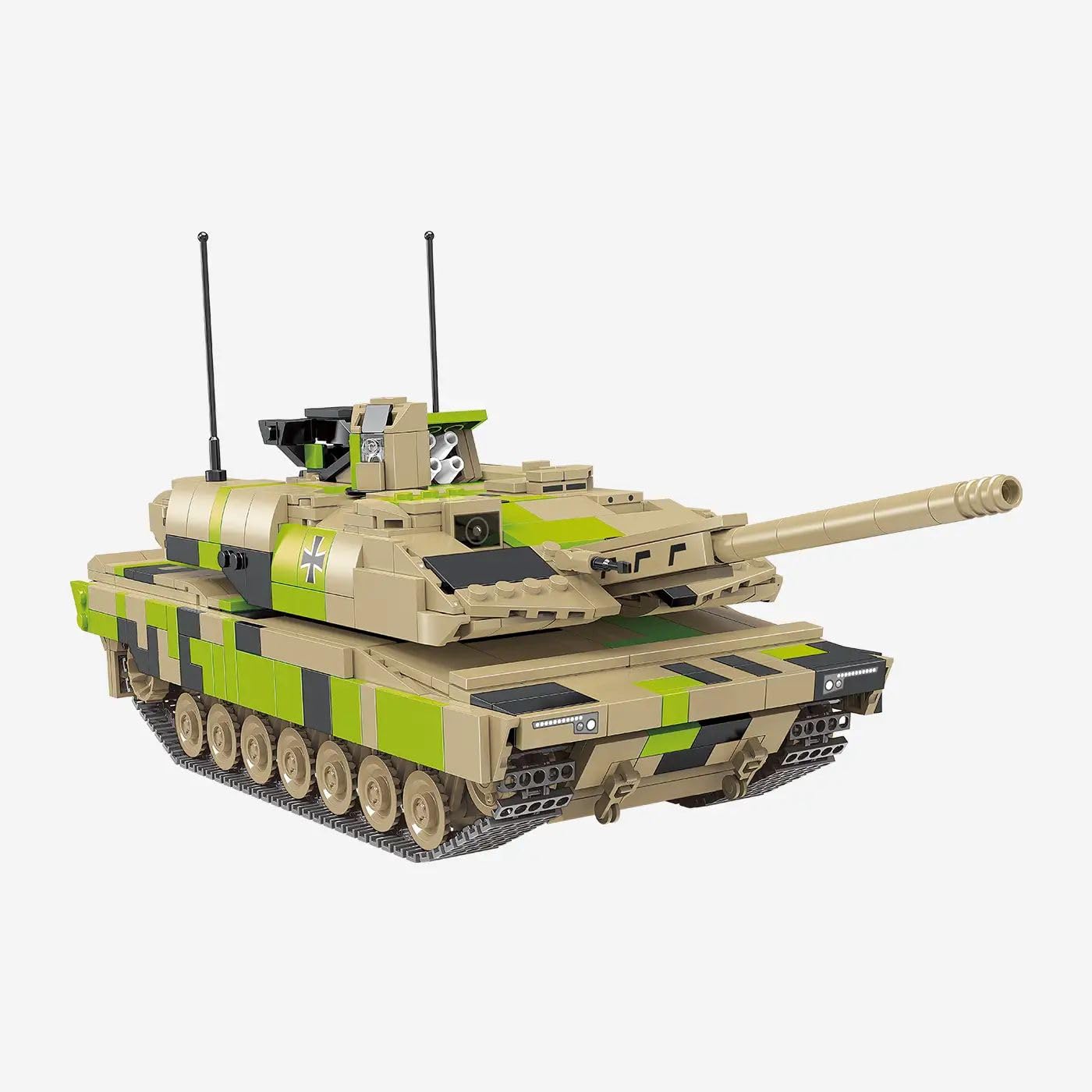 bluebrixx-pro-kampfpanzer-panther-kf51-displaymodell-1352-teile image 2