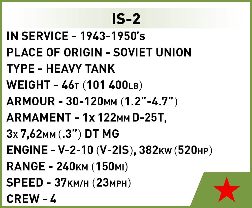 cobi-historical-collection-3098-is-2-schwerpanzer-130-teile-ma-stab-1-72 image 5