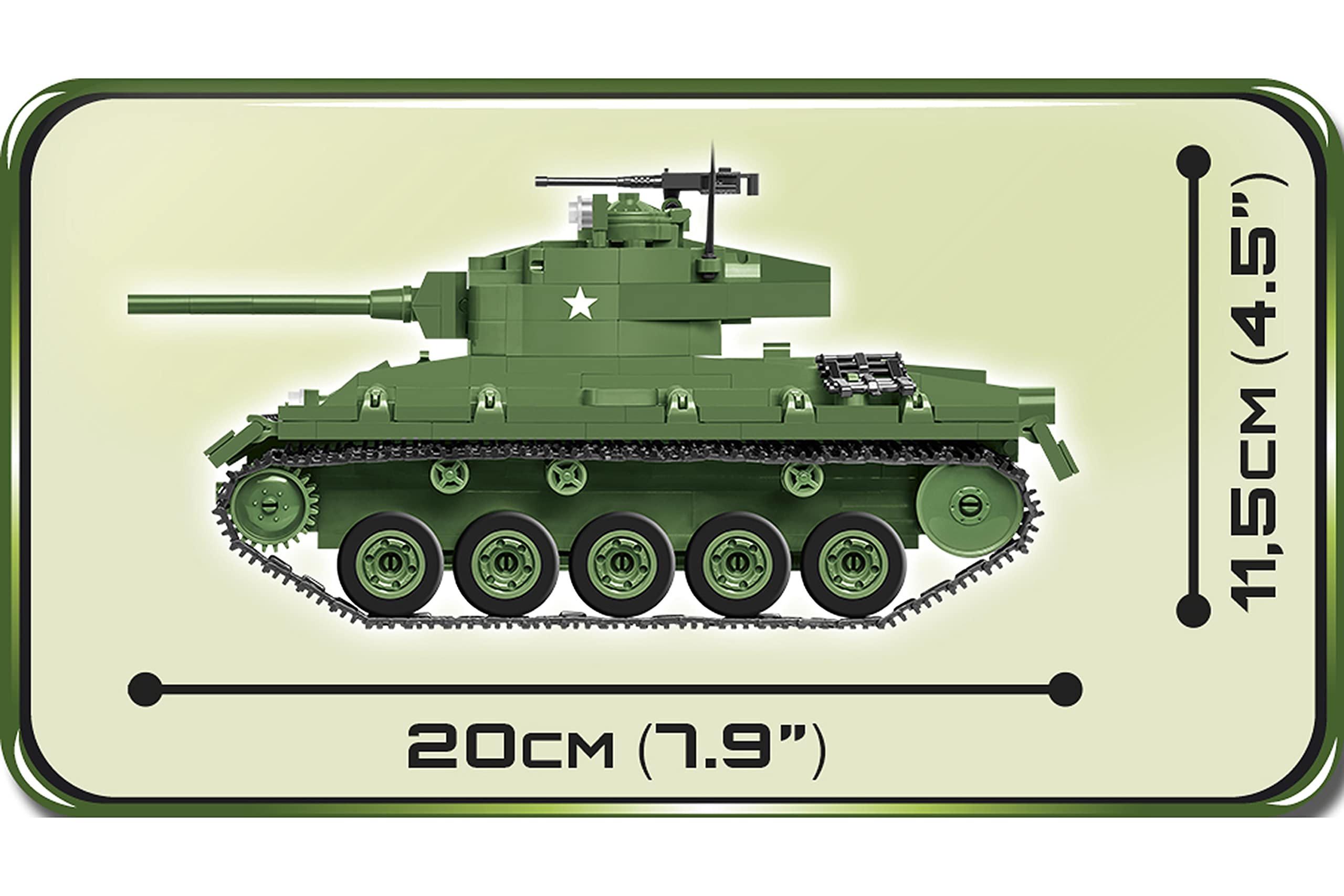cobi-2543-m24-chaffee-leichtpanzer-bauset image 4