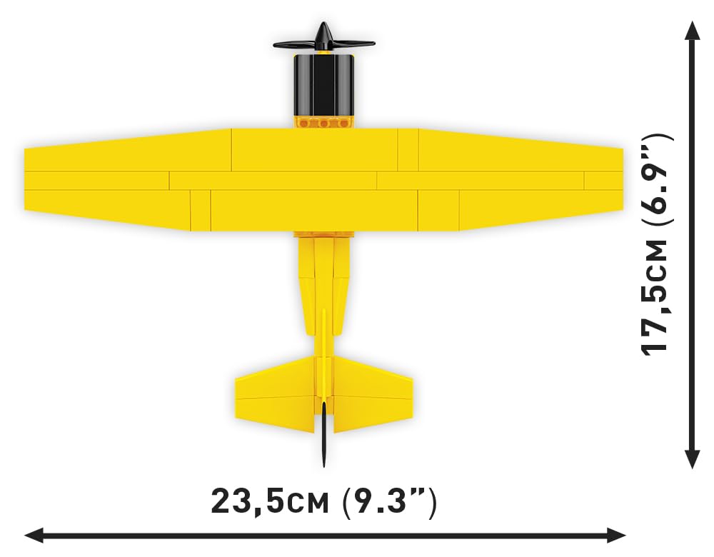 cobi-26621-cessna-172-skyhawk-gelb-160-teile-ma-stab-1-48 image 3