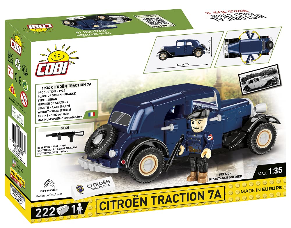 cobi-2263-citro-n-traction-7a-bauset-historical-collection image 2