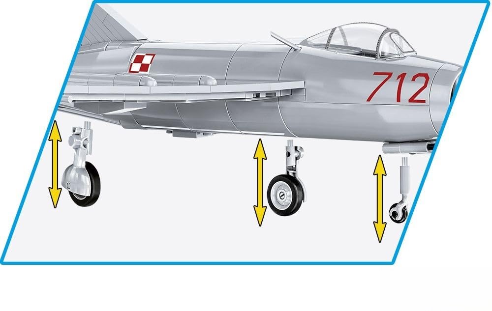 cobi-5822-lim-1-polish-air-force-1952-kampfjet-klemmbausteine-1-32-504-teile image 6
