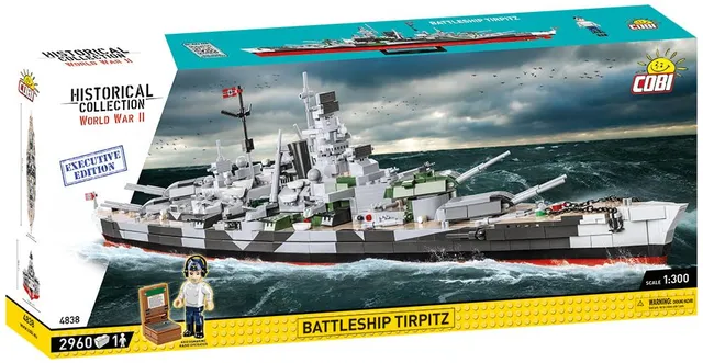 cobi-4838-schlachtschiff-tirpitz-limited-edition-executive-edition-historical-co image 1