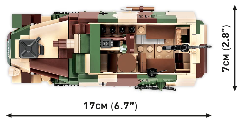 cobi-2283-sd-kfz-251-9-stummel-bauset-historical-collection image 4