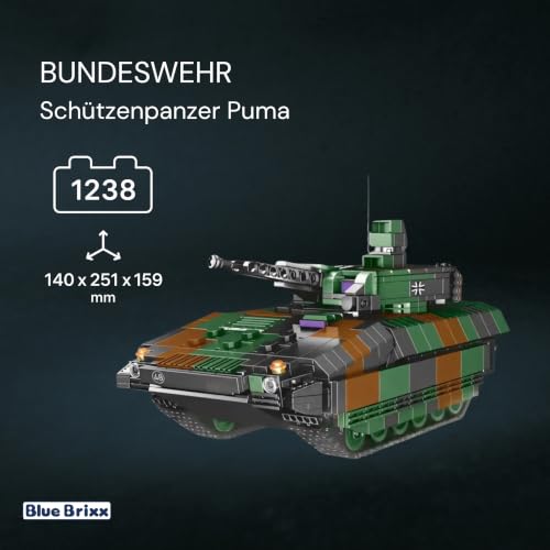 bluebrixx-sch-tzenpanzer-puma-bundeswehr-1176-klemmbausteine image 8