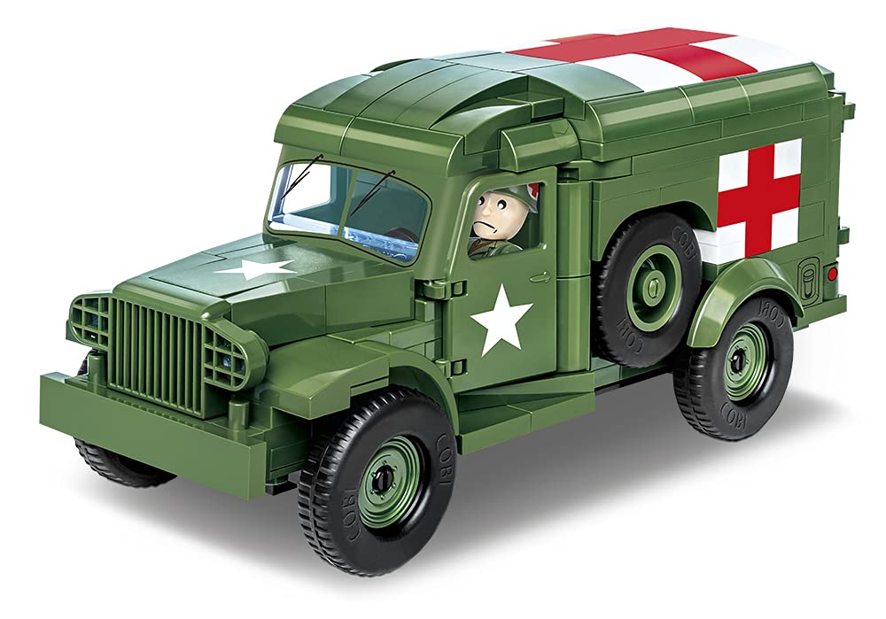 cobi-2257-dodge-wc-54-krankenwagen-historical-collection-bauset image 1