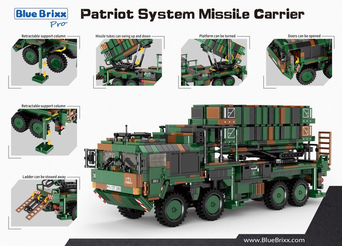 bluebrixx-pro-107286-patriot-system-raketentr-ger-bundeswehr image 5