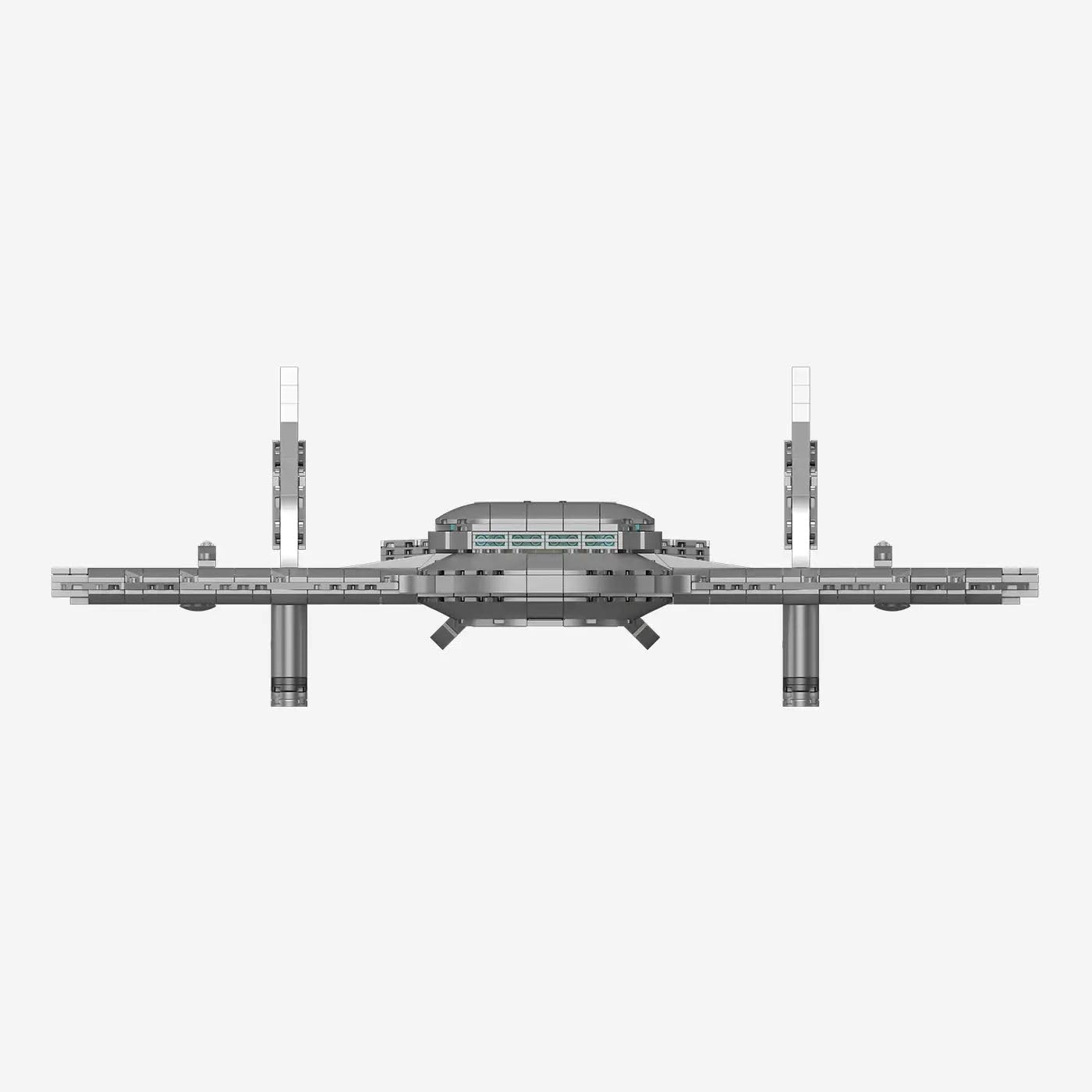 bluebrixx-pro-stargate-asgardschiff-o-neill-klasse-1470-klemmbausteine image 5