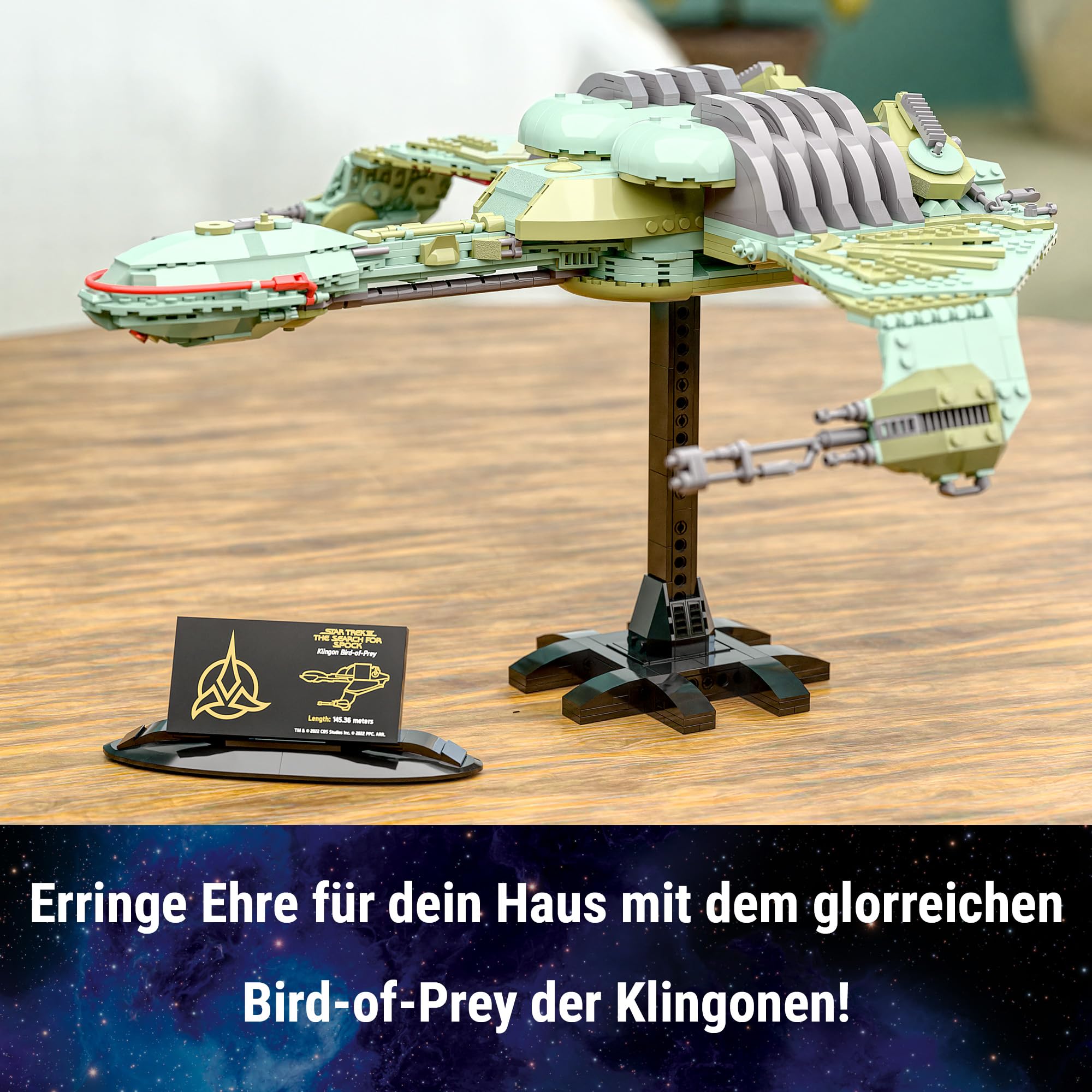bluebrixx-klingon-bird-of-prey-star-trek-klemmbaustein-set-1539-teile image 8
