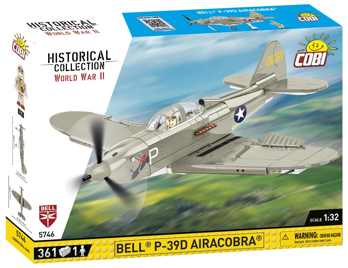 cobi-bell-p-39d-airacobra-flugzeug-bausatz-historical-collection image 2