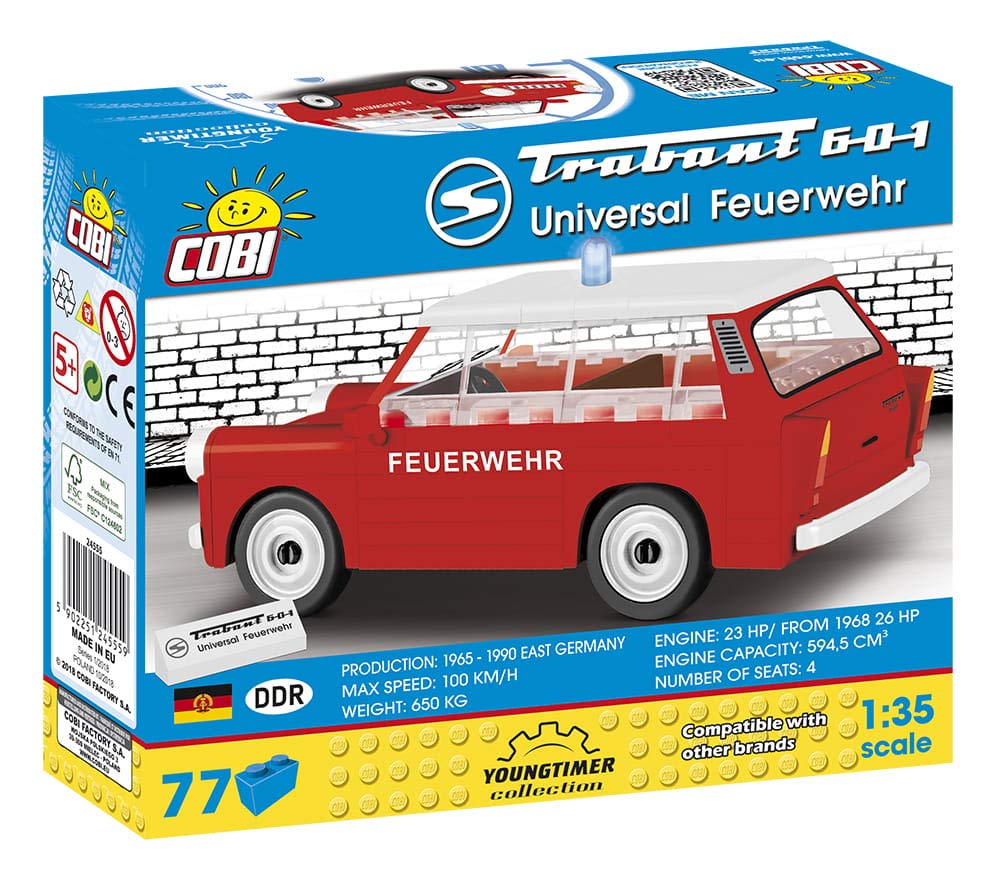 cobi-24555-trabant-universal-feuerwehr-einsatzwagen-1-35 image 3